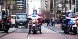 Image of motor officers during Chinese New Year Parade